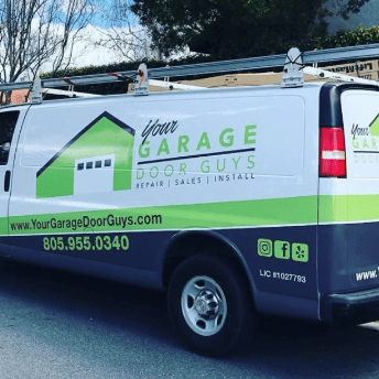 van for garage door repair in Granada Hills CA