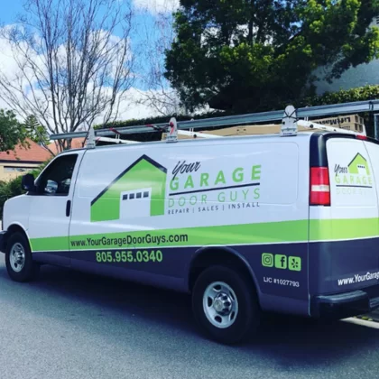 Garage door company vehicle in Ventura CA